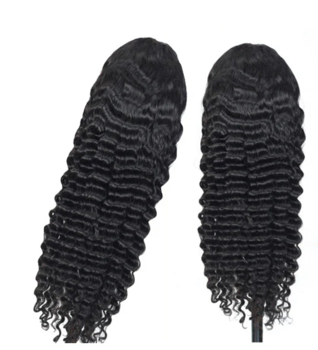 100% Human hair deep wave